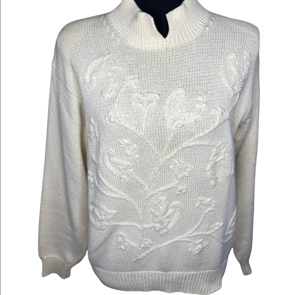 Cream grandma cute sweater